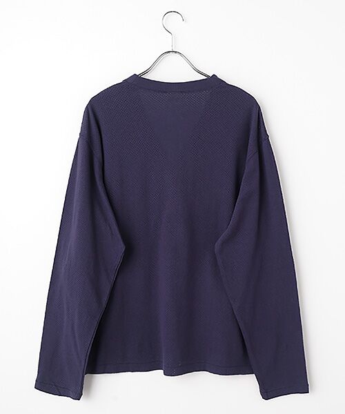 Healthknit / ヘルスニット カーディガン・ボレロ | U.S.コットンメッシュ　カーディガン長袖 | 詳細1