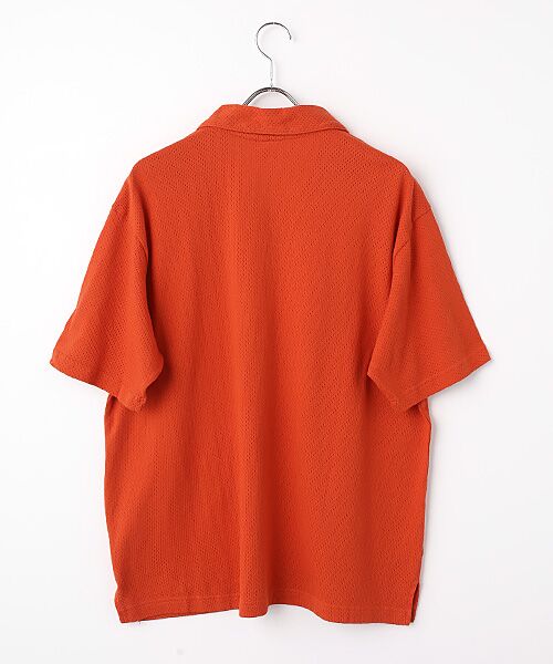 Healthknit / ヘルスニット カットソー | U.S.コットンメッシュ　スキッパーカラー半袖 | 詳細2