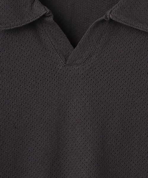 Healthknit / ヘルスニット カットソー | U.S.コットンメッシュ　スキッパーカラー半袖 | 詳細7