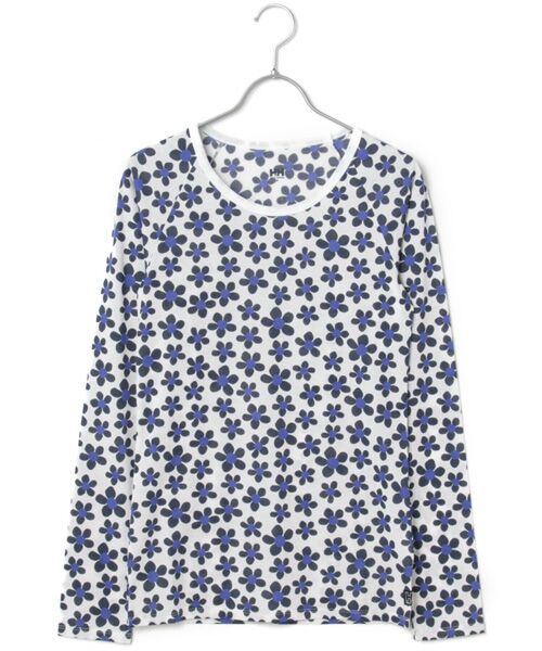 ＊＊HELLY HANSEN / ヘリーハンセン カットソー | ◎◆ノルディックフラワーカットソー（フラワーヘリーブルー）