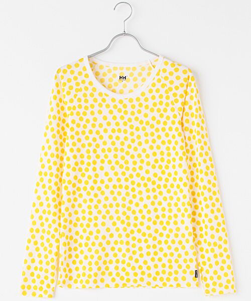 ＊＊HELLY HANSEN / ヘリーハンセン カットソー | ◎◆ノルディックフラワーカットソー（イエロードット）