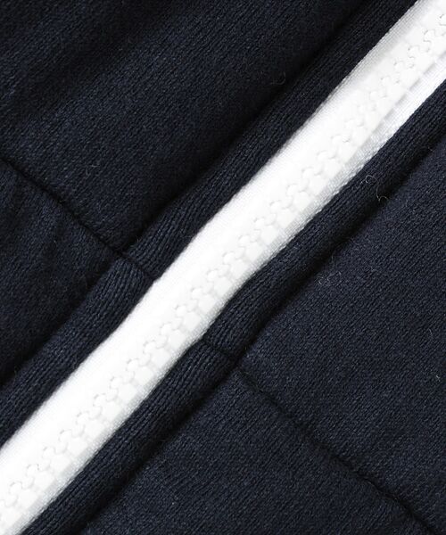 ヘリーハンセン　ボーダー　中綿　ジャケット　紺色✖️白　M