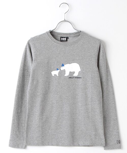 W L/S BEAR TEE