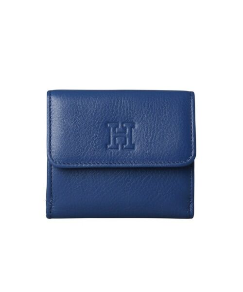HIROFU / ヒロフ 財布・コインケース・マネークリップ | 【センプレ】二つ折り財布 レザー ウォレット 本革（商品番号：P25-50704）（シンクブルー(094)）