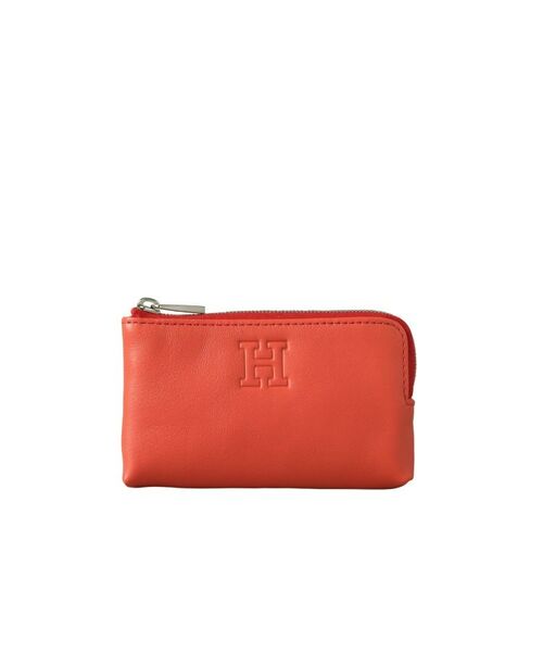 アクセサリー】ポーチ（キーリング付き） レザー コンパクト