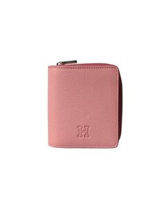 ヒロフ／HIROFU 財布 ウォレット レディース 女性 女性用レザー 革 本革 ピンク  お財布ショルダー フラップ式 小銭入れあり