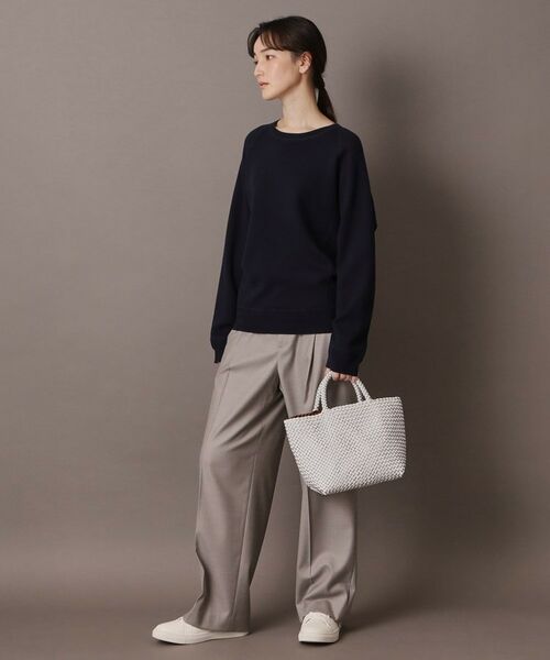 HIROFU / ヒロフ トートバッグ | 【ブレッツァバッファロー】レザーメッシュトートバッグ S 本革 ステッチ（商品番号：P25-30416） | 詳細27