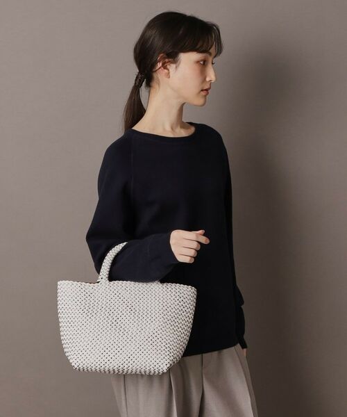 HIROFU / ヒロフ トートバッグ | 【ブレッツァバッファロー】レザーメッシュトートバッグ S 本革 ステッチ（商品番号：P25-30416） | 詳細28