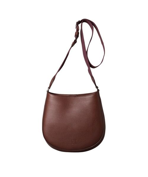 【極美品】ヒロフ プリマ 2way ショルダーバッグ シボ革 グレージュ アクセサリー】クラッチバッグ ウォレットショルダーバッグ