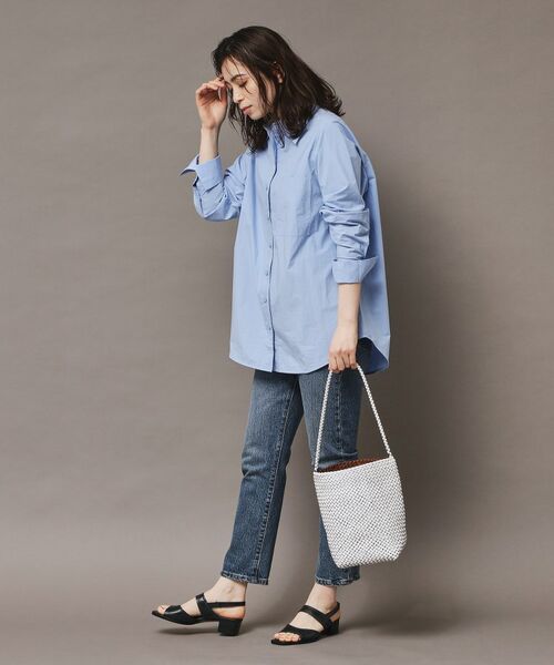 HIROFU / ヒロフ ショルダーバッグ | 【ブレッツァバッファロー】レザーメッシュショルダーバッグ S 本革 ステッチ（商品番号：P25-30508） | 詳細17