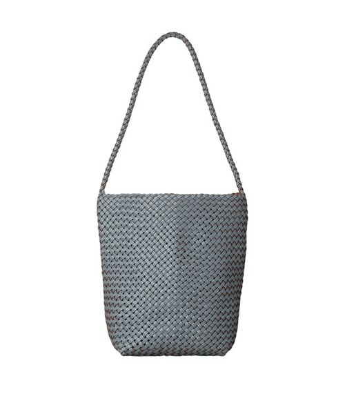 HIROFU / ヒロフ ショルダーバッグ | 【ブレッツァバッファロー】レザーメッシュショルダーバッグ S 本革 ステッチ（商品番号：P25-30508）（アルプス(297)）