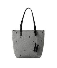 HIROFU / ヒロフ トートバッグ | 【ジータ】ジャガード レザーコンビ トートバッグ M 本革（商品番号：P25-39518）