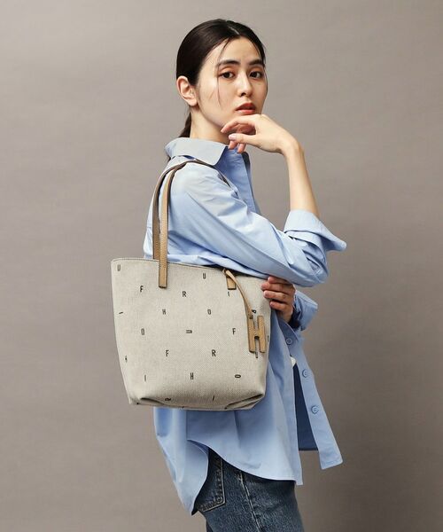 HIROFU / ヒロフ トートバッグ | 【ジータ】ジャガード レザーコンビ トートバッグ M 本革（商品番号：P25-39518） | 詳細15