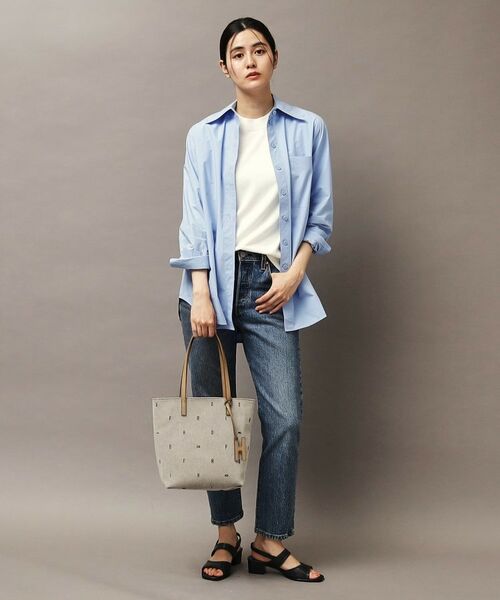 HIROFU / ヒロフ トートバッグ | 【ジータ】ジャガード レザーコンビ トートバッグ M 本革（商品番号：P25-39518） | 詳細16