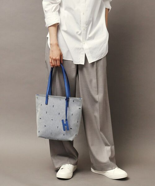 HIROFU / ヒロフ トートバッグ | 【ジータ】ジャガード レザーコンビ トートバッグ M 本革（商品番号：P25-39518） | 詳細17