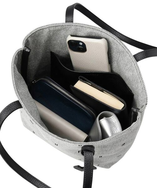 HIROFU / ヒロフ トートバッグ | 【ジータ】ジャガード レザーコンビ トートバッグ M 本革（商品番号：P25-39518） | 詳細9