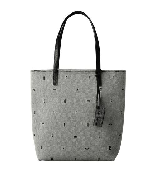 HIROFU / ヒロフ トートバッグ | 【ジータ】ジャガード レザーコンビ トートバッグ L 本革 A4サイズ（商品番号：P25-39519） | 詳細1