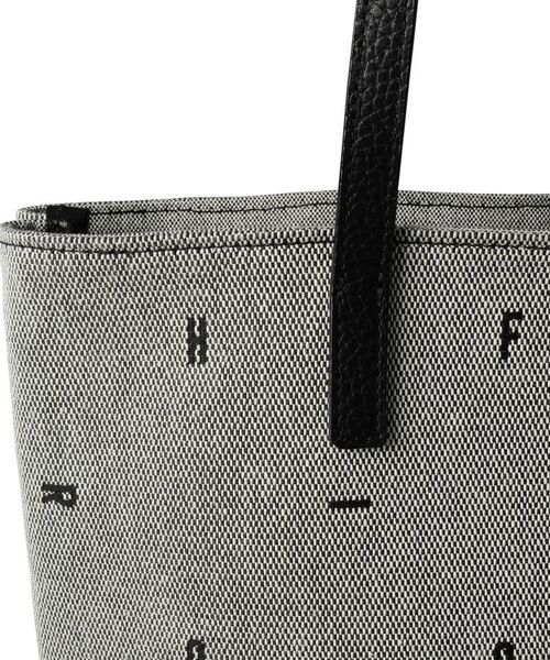 HIROFU / ヒロフ トートバッグ | 【ジータ】ジャガード レザーコンビ トートバッグ L 本革 A4サイズ（商品番号：P25-39519） | 詳細10