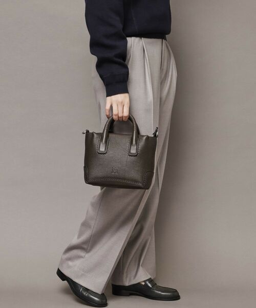 HIROFU / ヒロフ ハンドバッグ | 【デュオCMH】レザーハンドバッグ S 2WAY 本革 ミニバッグ（商品番号：P25－35548） | 詳細20