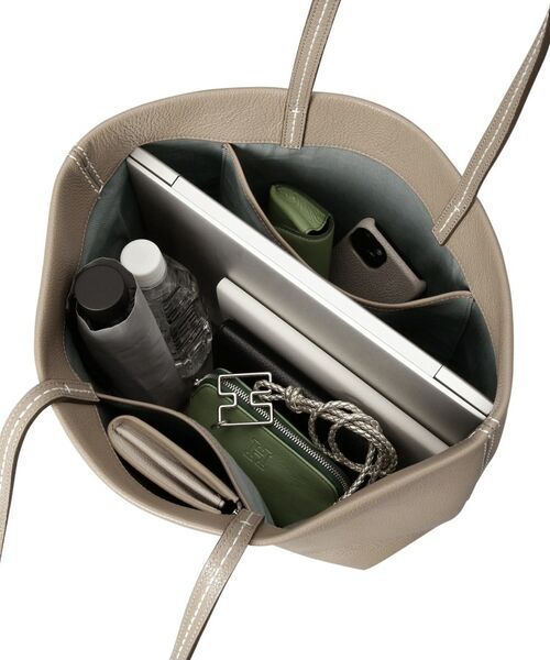 HIROFU / ヒロフ トートバッグ | 【チッタ】レザートートバッグ L A4サイズ　本革（商品番号：P25‐35552） | 詳細9