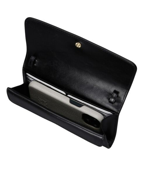 HIROFU / ヒロフ クラッチ・パーティバッグ | 【アクセサリー】クラッチバッグ ウォレットショルダーバッグ（ストラップ付き）ミニバッグ レザー 2WAY 本革（商品番号：P25-40503） | 詳細10