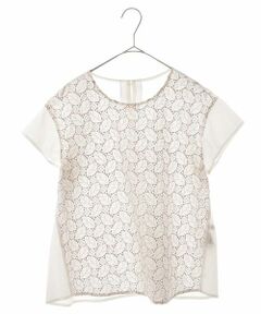 HIROKO BIS / ヒロコビス シャツ・ブラウス | 【洗える】リーフ刺繍ブラウス