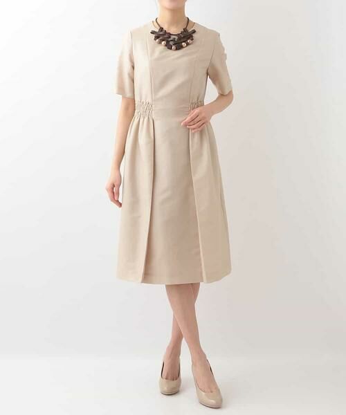 HIROKO BIS / ヒロコビス ドレス | シャーリングデザインドレス | 詳細10