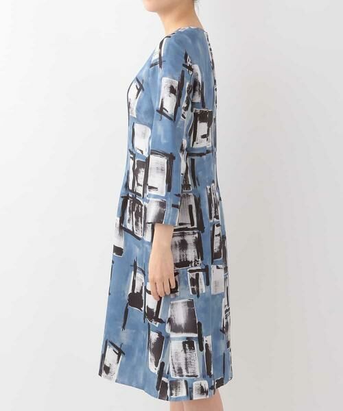 HIROKO BIS / ヒロコビス ドレス | 【洗濯機で洗える】手書き風プリントドレス | 詳細2