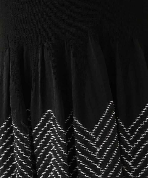 HIROKO BIS / ヒロコビス ドレス | ヘリンボンシャーリングジャガードドレス | 詳細8