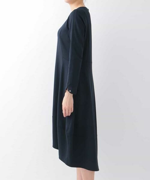 HIROKO BIS / ヒロコビス ドレス | 【洗える】コクーンシルエットジャージードレス | 詳細2
