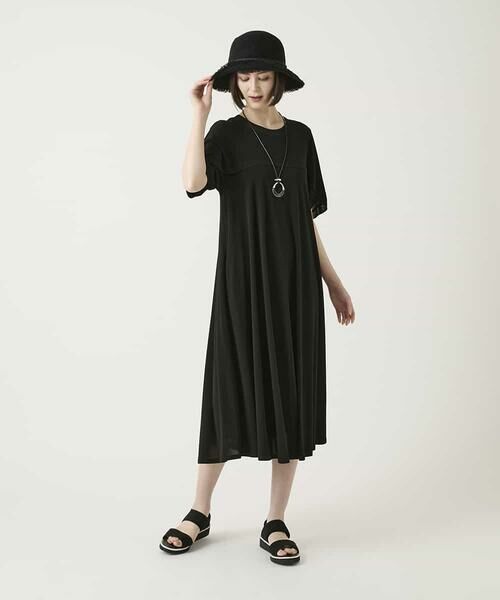 HIROKO BIS / ヒロコビス ロング・マキシ丈ワンピース | ケープスリーブデザインワンピース | 詳細22