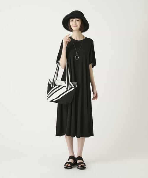 HIROKO BIS / ヒロコビス ロング・マキシ丈ワンピース | ケープスリーブデザインワンピース | 詳細23
