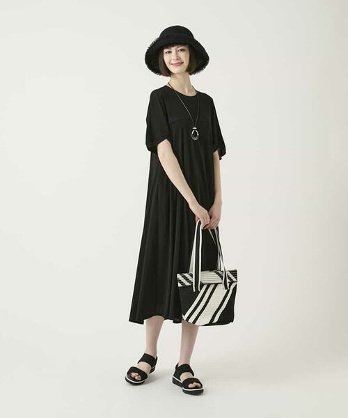 HIROKO BIS / ヒロコビス ロング・マキシ丈ワンピース | ケープスリーブデザインワンピース | 詳細24