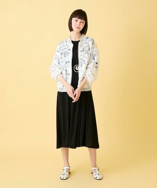 HIROKO BIS / ヒロコビス ロング・マキシ丈ワンピース | ケープスリーブデザインワンピース | 詳細7