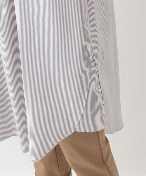 HIROKO BIS / ヒロコビス ドレス | 【洗濯機で洗える】ピンタックロングシャツ | 詳細1