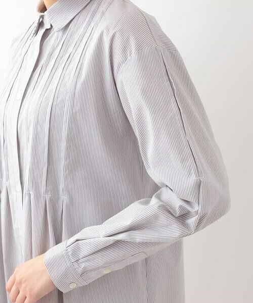 HIROKO BIS / ヒロコビス ドレス | 【洗濯機で洗える】ピンタックロングシャツ | 詳細10