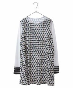 HIROKO BIS / ヒロコビス カットソー | 【洗濯機で洗える】ドット柄チュニック