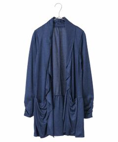 HIROKO BIS / ヒロコビス その他トップス | 【洗える】リヨセルジャージー　ロングカーディガン