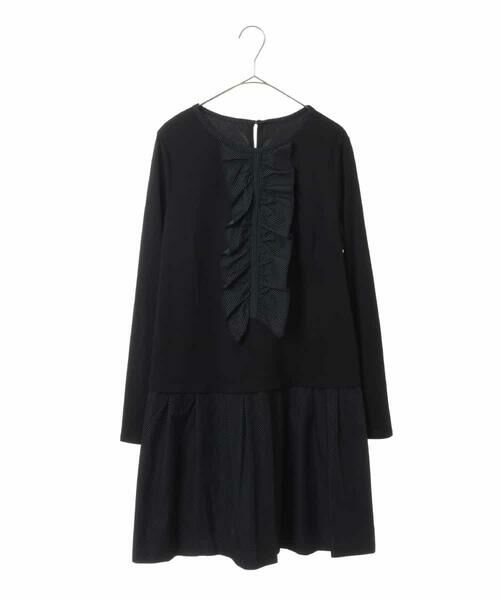 セール フロッキーストライプデザイン チュニック ロング マキシ丈ワンピース Hiroko Bis ヒロコビス ファッション通販 タカシマヤファッションスクエア