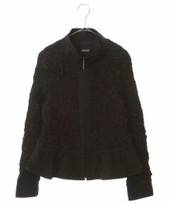 HIROKO BIS / ヒロコビス セットアップ | シャーリング刺繍ペプラムジャケット