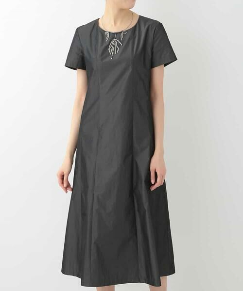 HIROKO BIS / ヒロコビス ドレス | シャンプレータフタ　ワンピース | 詳細1