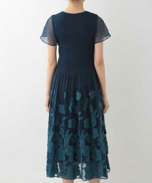 HIROKO BIS / ヒロコビス ドレス | 花柄オーガンジードレス | 詳細3