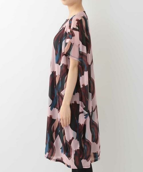 HIROKO BIS / ヒロコビス ドレス | 【洗濯機で洗える】ハンドペインティング風コクーンドレス | 詳細2