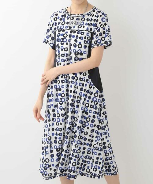 HIROKO BIS / ヒロコビス ドレス | 【洗濯機で洗える】ランダムドットプリントドレス | 詳細1