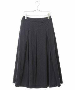 HIROKO BIS / ヒロコビス ロング・マキシ丈スカート | 【洗濯機で洗える】ピンストライププリーツスカート