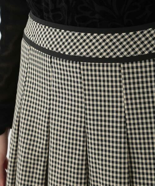 HIROKO BIS / ヒロコビス ロング・マキシ丈スカート | 【洗える】ギンガムチェック プリーツスカート | 詳細4