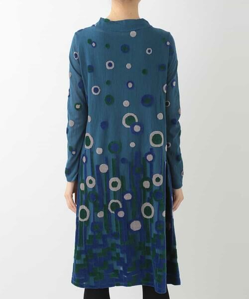 HIROKO BIS / ヒロコビス ドレス | 【洗える/日本製】パイルジャガードデザインドレス | 詳細3