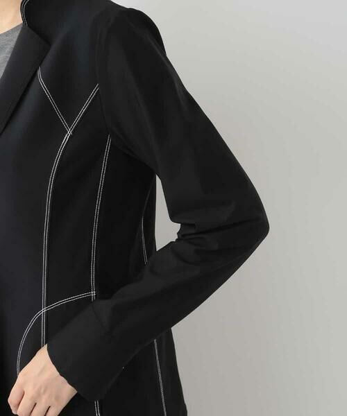 HIROKO BIS / ヒロコビス テーラードジャケット | 【洗濯機で洗える】トリコット　デザインジャケット | 詳細6