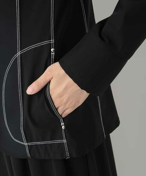 HIROKO BIS / ヒロコビス テーラードジャケット | 【洗濯機で洗える】トリコット　デザインジャケット | 詳細7