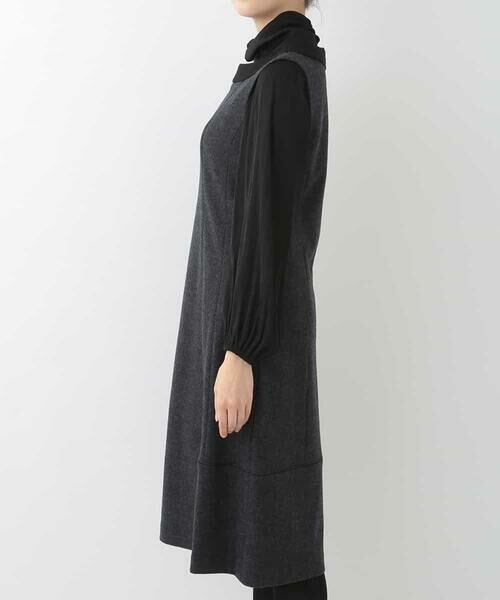 HIROKO BIS / ヒロコビス ドレス | ウールジャージードレス | 詳細2